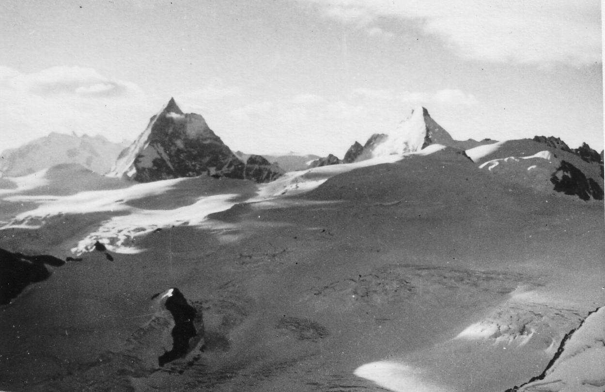 The Swiss Alps, 1938: taken by my parents on honeymoon
